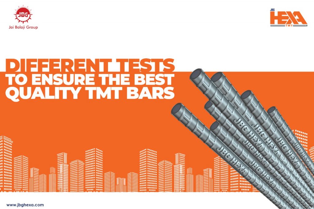 TESTS TO ENSURE THE BEST QUALITY TMT BARS JBG HEXA